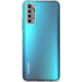 Teleplus Huawei P Smart 2021 Kamera Korumalı Şeffaf Nano Ekran Koruyucu Silikon Cep Telefonu Kılıf