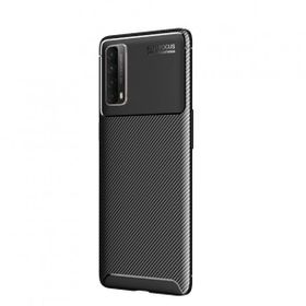 Teleplus Huawei P Smart 2021 Negro Karbon Lacivert Nano Ekran Koruyucu Silikon Cep Telefonu Kılıf