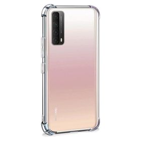 Teleplus Huawei P Smart 2021 Şeffaf Darbe Korumalı Silikon Kılıf + Nano Ekran Koruyucu