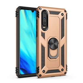 Teleplus Huawei P Smart Pro Gold Vega Yüzüklü Tank Kapak Kılıf