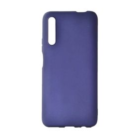 Teleplus Huawei P Smart Pro Lüks Mat Silikon Lacivert Nano Ekran Koruyucu Cep Telefonu Kılıfı