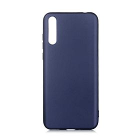 Teleplus Huawei P Smart Pro Lüks Mat Silikon Lacivert Nano Ekran Koruyucu Cep Telefonu Kılıfı