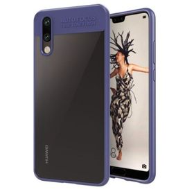Teleplus Huawei P20 Kamera Koruma Silikon Siyah Kılıf