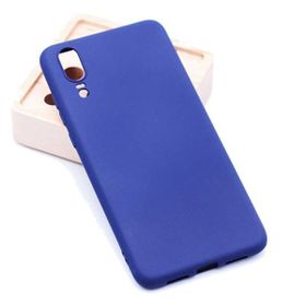 Teleplus Huaweı P20 Lacivert Soft Lüks Silikon Kılıf