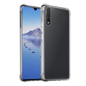 Teleplus Huawei P30 Darbe Korumalı Silikon Şeffaf Nano Ekran Koruyucu Cep Telefonu Kılıfı