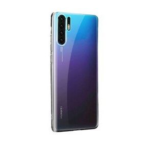 Teleplus Huawei P30 Pro Soft Şeffaf Silikon Kılıf+Tam Yapışan Cam