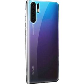 Teleplus Huawei P30 Pro Soft Şeffaf Silikon Kılıf+Tam Yapışan Cam
