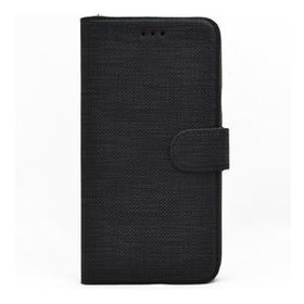 Teleplus Huawei P40 Kumaş Spor Standlı Cüzdan Siyah Kılıf