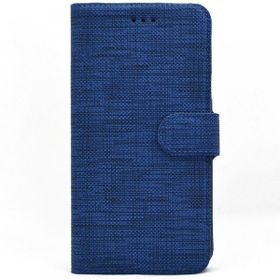 Teleplus Huawei P40 Kumaş Spor Standlı Cüzdan Siyah Kılıf