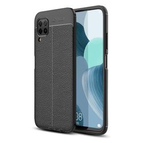 Teleplus Huawei P40 Lite Deri Dokulu Silikon Kılıf