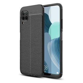 Teleplus Huawei P40 Lite Deri Dokulu Silikon Kılıf