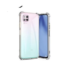 Teleplus Huawei P40 Lite E Darbe Korumalı Silikon Şeffaf Kılıf+Nano Ekran Koruyucu