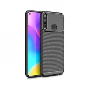Teleplus Huawei P40 Lite E Kahverengi Negro Dizayn Silikon Kılıf+Nano Ekran Koruyucu