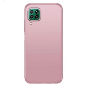 Teleplus Huawei P40 Lite Lüks Mat Rose Gold Silikon Cep Telefonu Kılıf