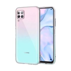 Teleplus Huawei P40 Lite Lüks Silikon Şeffaf Kılıf