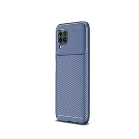 Teleplus Huawei P40 Lite Negro Karbon Desenli Nano Ekran Koruyucu Siyah Silikon Cep Telefonu Kılıf