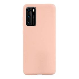 Teleplus Huawei P40 Lüks Mat Silikon Siyah Kılıf