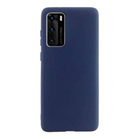 Teleplus Huawei P40 Lüks Mat Silikon Siyah Kılıf