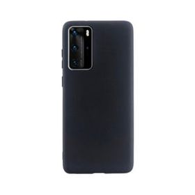 Teleplus Huawei P40 Pro Lüks Mat Silikon Kırmızı Kılıf