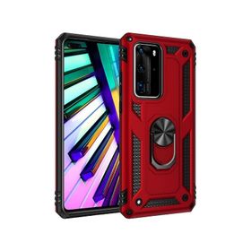 Teleplus Huawei P40 Pro Vega Yüzüklü Tank Kapak Gold Kılıf