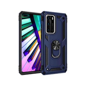 Teleplus Huawei P40 Vega Yüzüklü Tank Kapak Rose Gold Kılıf