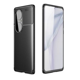 Teleplus Huawei P50 Pro Karbon Dokulu Negro Silikon Siyah Kılıf