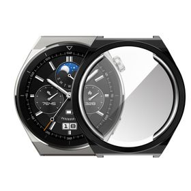 Teleplus Huawei Watch GT 3 Pro Tam Kapatan Gard Siyah Ekran Koruyucu