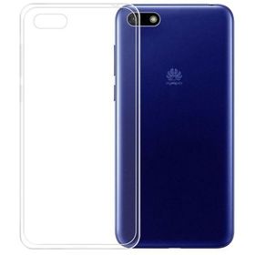 Teleplus Huawei Y5 2018 Şeffaf Silikon Kılıf+Tam Kapatan Cam