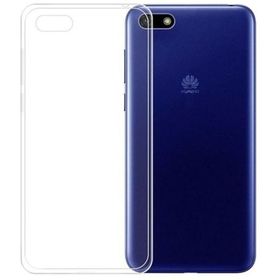 Teleplus Huawei Y5 2018 Şeffaf Silikon Kılıf+Tam Kapatan Cam
