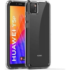 Teleplus Huawei Y5P Gard Darbe Korumalı Nano Ekran Koruyucu Şeffaf Silikon Cep Telefonu Kılıf
