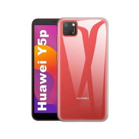 Teleplus Huawei Y5P Kılıf Lüks Silikon Şeffaf Nano Ekran Koruyucu