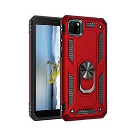 Teleplus Huawei Y5P Vega Yüzüklü Tank Kapak Lacivert Kılıf