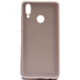 Teleplus Huawei Y6 2019 Lüks Nano Ekran Koruyucu Kırmızı Silikon Kılıf