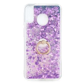 Teleplus Huawei Y6 2019 Milce Yüzüklü Sulu Gold Silikon Cep Telefonu Kılıf
