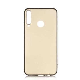 Teleplus Huawei Y6P Lüks Mat Siyah Nano Ekran Koruyucu Silikon Cep Telefonu Kılıf