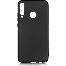 Teleplus Huawei Y6P Lüks Mat Siyah Silikon Cep Telefonu Kılıf