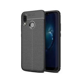 Teleplus Huawei Y6s 2019 Deri Dokulu Silikon Kılıf