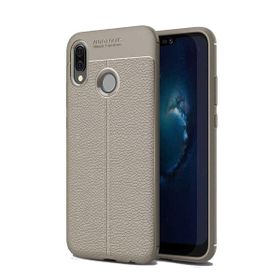 Teleplus Huawei Y6s 2019 Deri Dokulu Silikon Kılıf