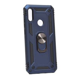 Teleplus Huawei Y6S 2019 Vega Yüzüklü Tank Kapak Gümüş Kılıf