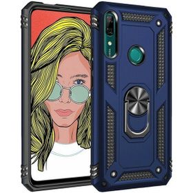Teleplus Huawei Y9 Prime 2019 Vega Tank Kapak Lacivert Nano Ekran Koruyucu Cep Telefonu Kılıfı