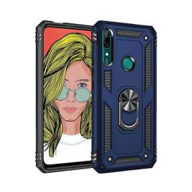 Teleplus Huawei Y9 Prime 2019 Vega Tank Kapak Lacivert Nano Ekran Koruyucu Cep Telefonu Kılıfı