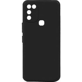 Teleplus İnfinix Hot 10 Play Kamera Korumalı Biye Silikon Siyah Kılıf
