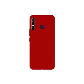 Teleplus İnfinix Hot 8 Kılıf Lüks Mat Silikon Siyah Nano Ekran Koruyucu
