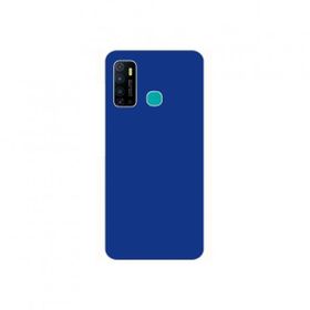 Teleplus İnfinix Hot 9 Kılıf Lüks Mat Silikon Lacivert Nano Ekran Koruyucu