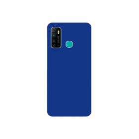 Teleplus İnfinix Hot 9 Kılıf Lüks Mat Silikon Lacivert Nano Ekran Koruyucu