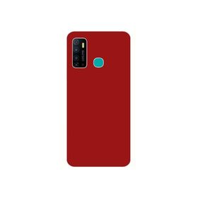 Teleplus İnfinix Hot 9 Lüks Mat Silikon Kırmızı Kılıf
