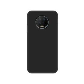 Teleplus Infinix Note 7 Lüks Mat Nano Ekran Koruyucu Siyah Silikon Cep Telefonu Kılıf