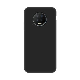 Teleplus Infinix Note 7 Lüks Mat Nano Ekran Koruyucu Siyah Silikon Cep Telefonu Kılıf