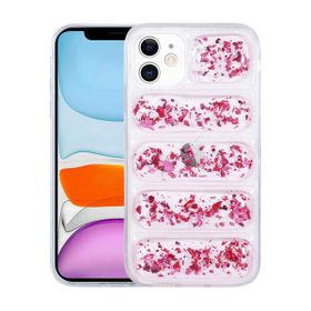 Teleplus iPhone 11 Dalga Damla Lazer Kapak Mor Kılıf