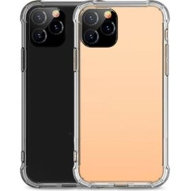 Teleplus Iphone 11 Darbe Dayanıklı Sert Silikon Şeffaf Nano Ekran Koruyucu Cep Telefonu Kılıfı